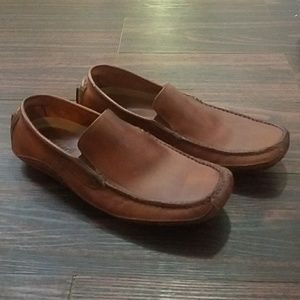 Leather business dress shoes